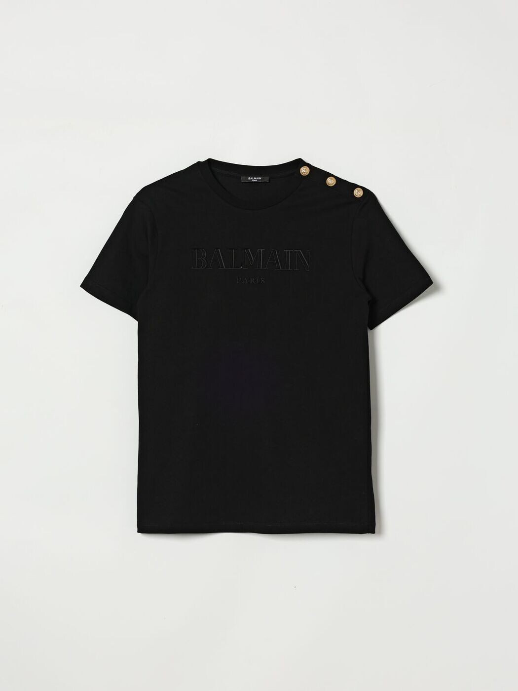 Rakuten - バルマン BALMAIN ロングスリーブTシャツ Tシャツ ボーイズ ブラック Long sleeve t-shirts BY8Q81Z3672 Black 関税 送料無料 2026SS gi