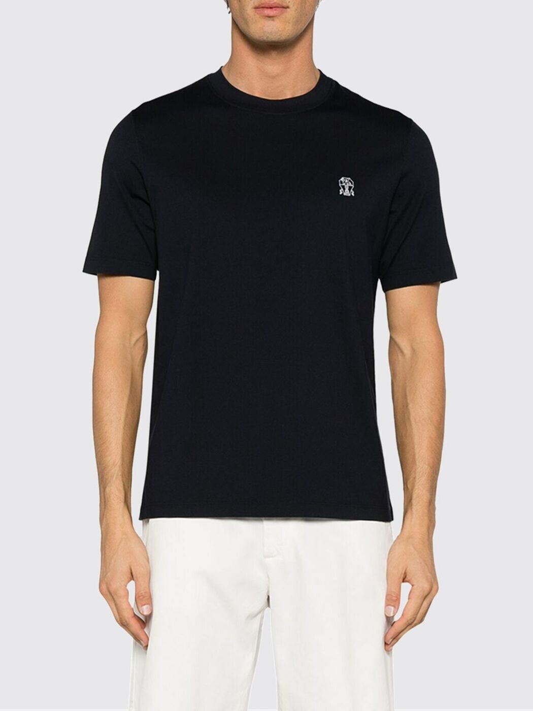 ブルネロ クチネリ BRUNELLO CUCINELLI Tシャツ メンズ ネイビー T-shirts M0B138440 関税 送料無料 2026SS gi