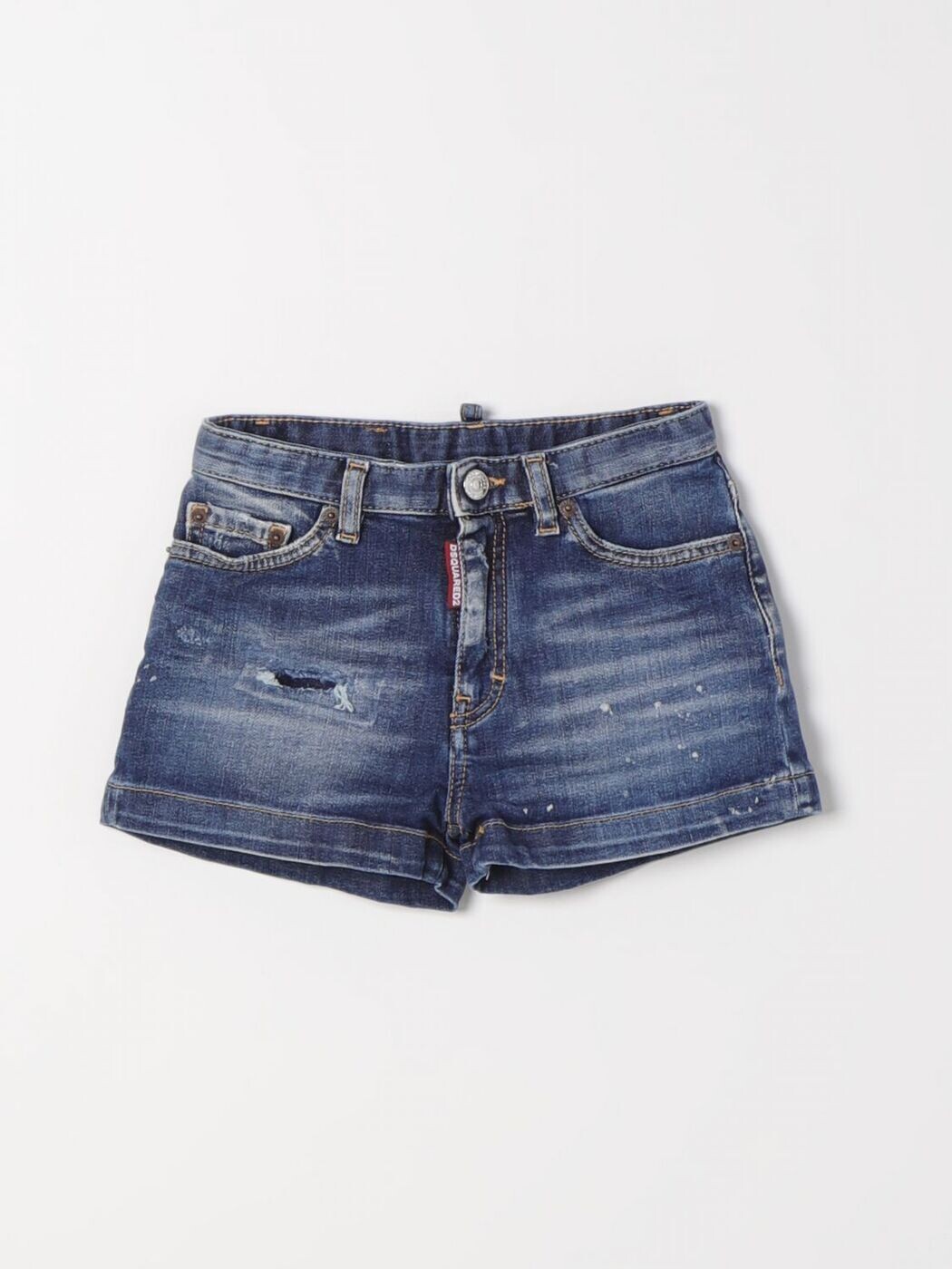 ディースクエアード DSQUARED2 ショートパンツ　パンツ ショーツ ガールズ ブルー Shorts DQ0787D0A6L ..