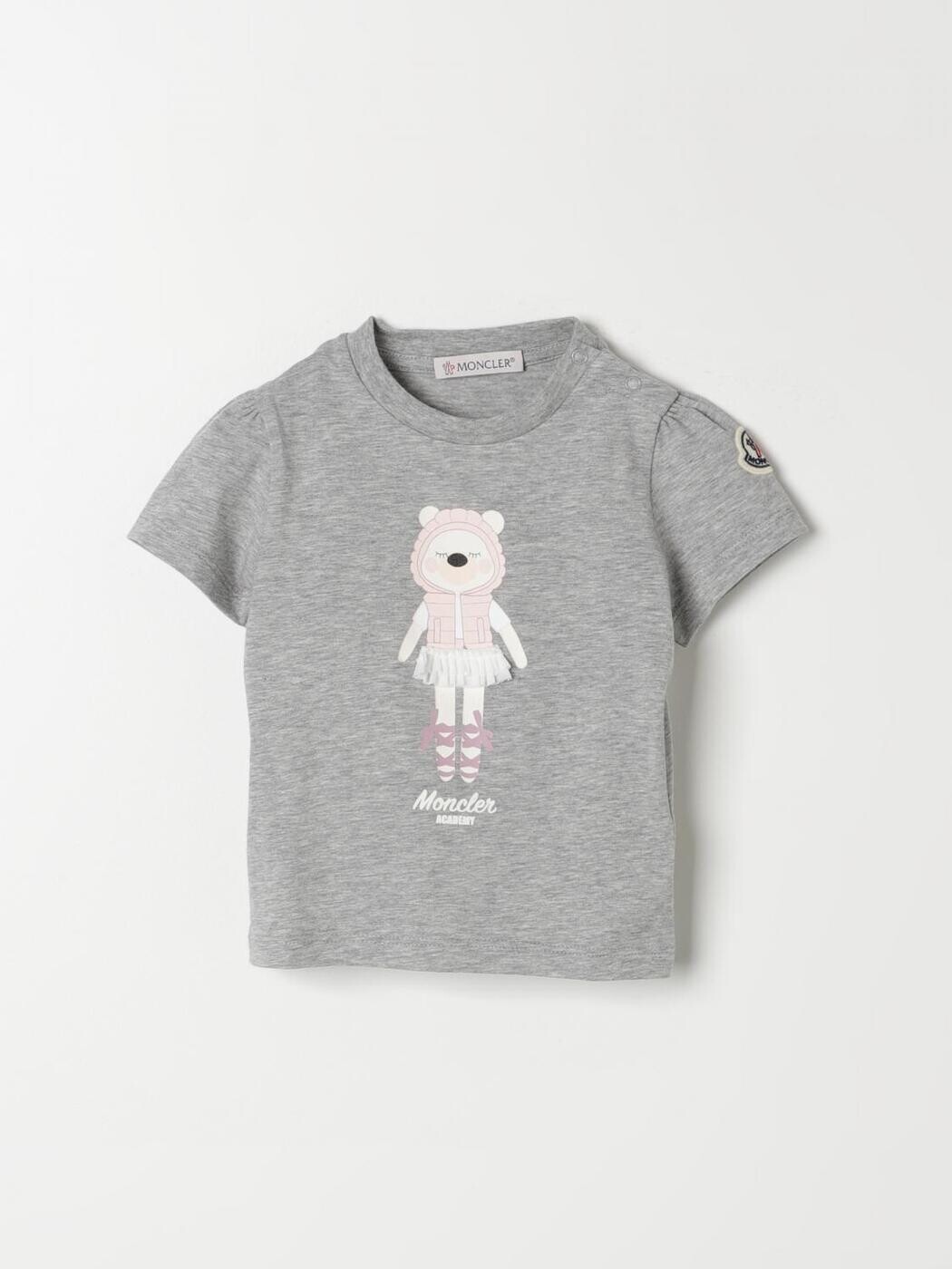 モンクレール MONCLER Tシャツ トップス ベビー グレー T-shirt 8C000088790N Grey 関税 送料無料 ラッピング無料 2025AW gi