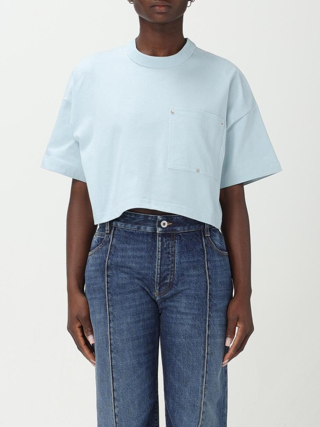 ボッテガ ヴェネタ BOTTEGA VENETA ポロシャツ Tシャツ レディース T-shirts and polo shirts 777597VKLZ0 Gnawed Blue 関税 送料無料 2024SS gi