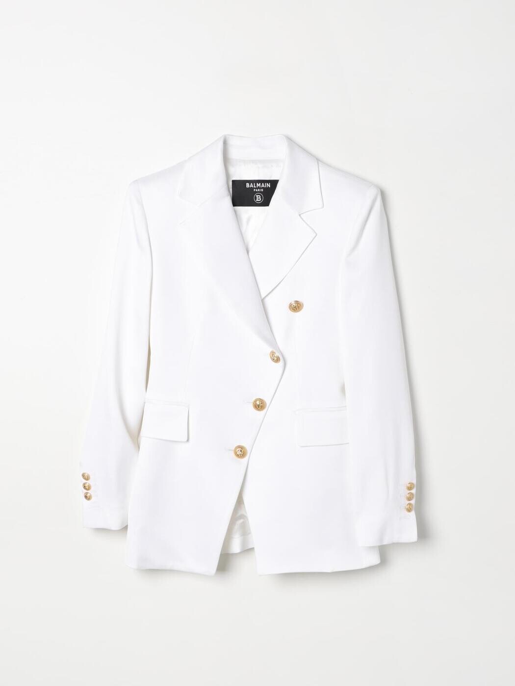 Хޥ BALMAIN Х㥱å 㥱å 륺 ۥ磻 Biker jackets BU2B34I0192 White  ̵ ...