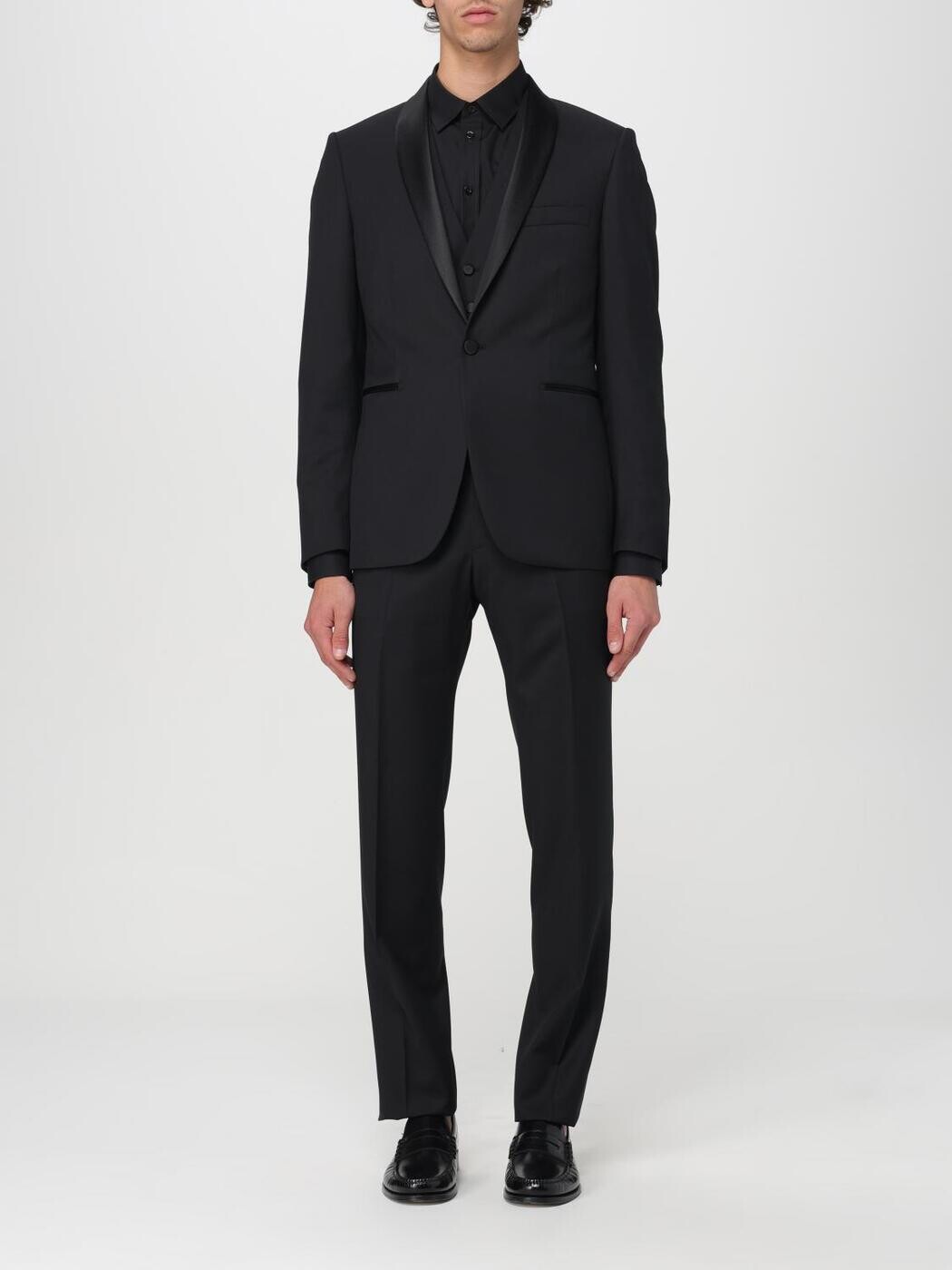 タリアトーレ TAGLIATORE フォーマル スーツ メンズ ブラック Formal Outfits EFBR18A01LIS060001UPER003 Black 関税 送料無料 ラッピング無料 2024SS gi