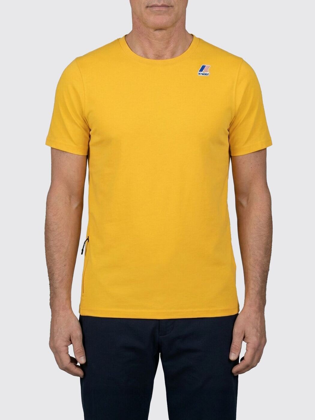 ケイウェイ K-WAY Tシャツ メンズ イエロー T-shirts K7142KW 関税 送料無料 2026SS gi