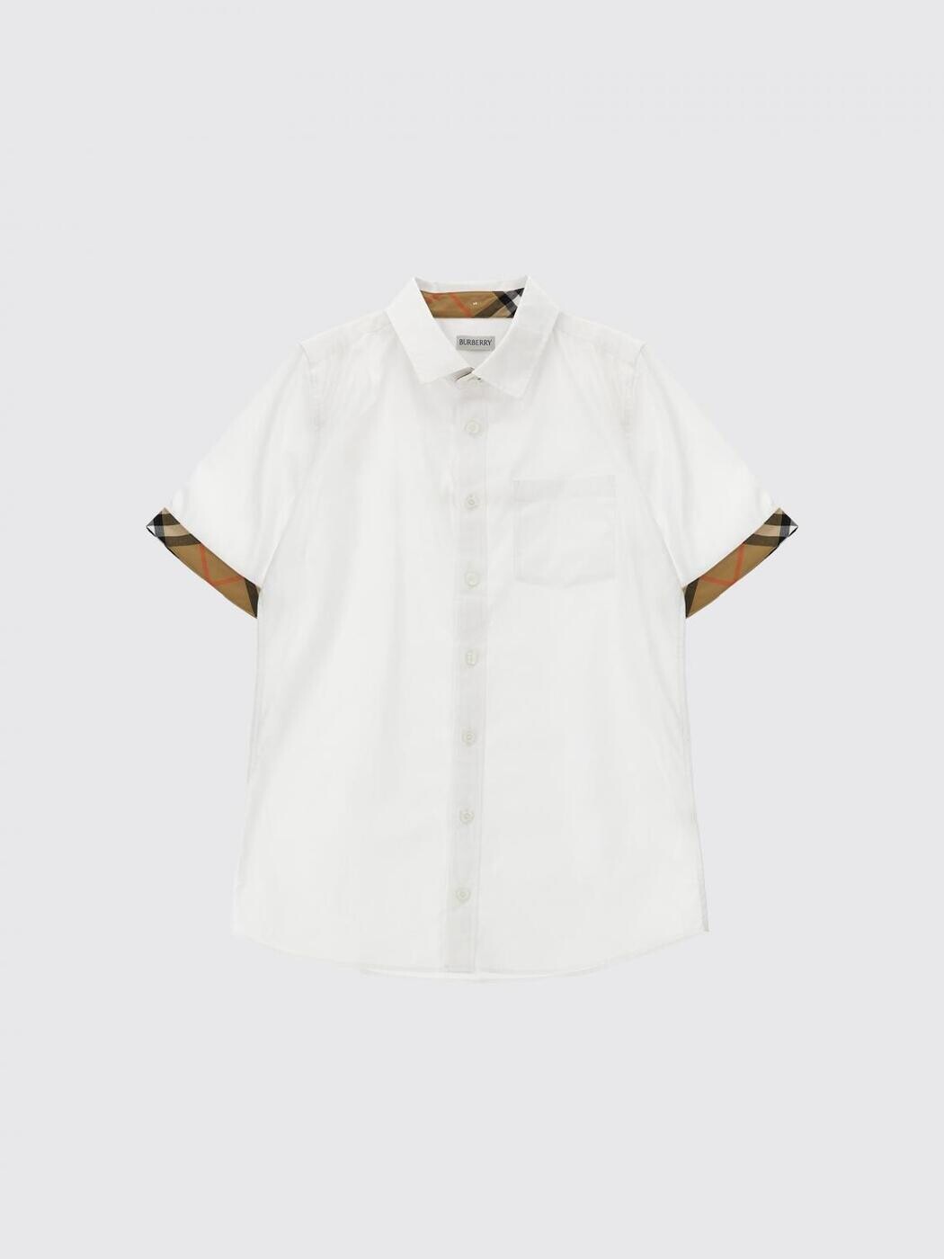 バーバリー BURBERRY シャツ ボーイズ ホワイト Casual shirts 8117167 関税 送料無料 2026SS gi