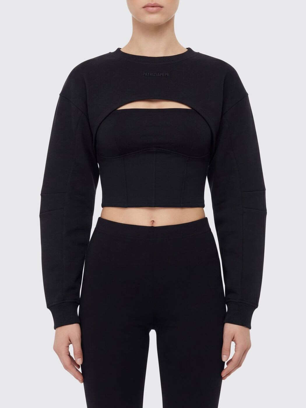 パトリツィアペペ PATRIZIA PEPE Tシャツ トップス レディース ブラック T-shirts and tops 8M1770J391 Black 関税 送料無料 2026SS gi