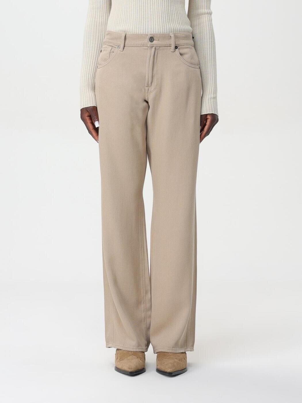 セブンフォーオールマンカインド 7 FOR ALL MANKIND デニム レディース ベージュ Jeans JSSTC85PSD Beige 関税 送料無料 ラッピング無料 2025AW gi