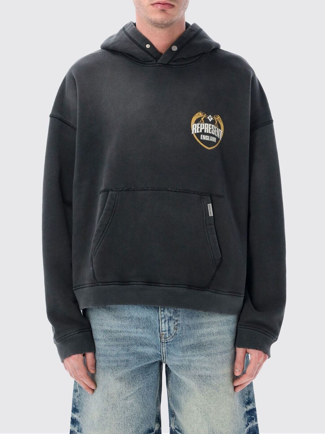 リプレゼント REPRESENT スウェットシャツ トレーナー メンズ ブラック Sweatshirts MLM100368 Black 関税 送料無料 2026SS gi