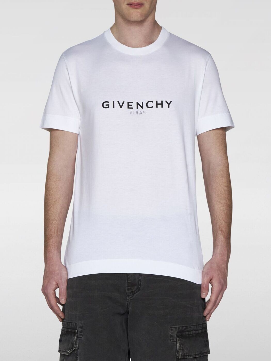 ジバンシィ GIVENCHY Tシャツ メンズ ホワイト T-shirts BM71653Y6B 関税 送料無料 2026SS gi