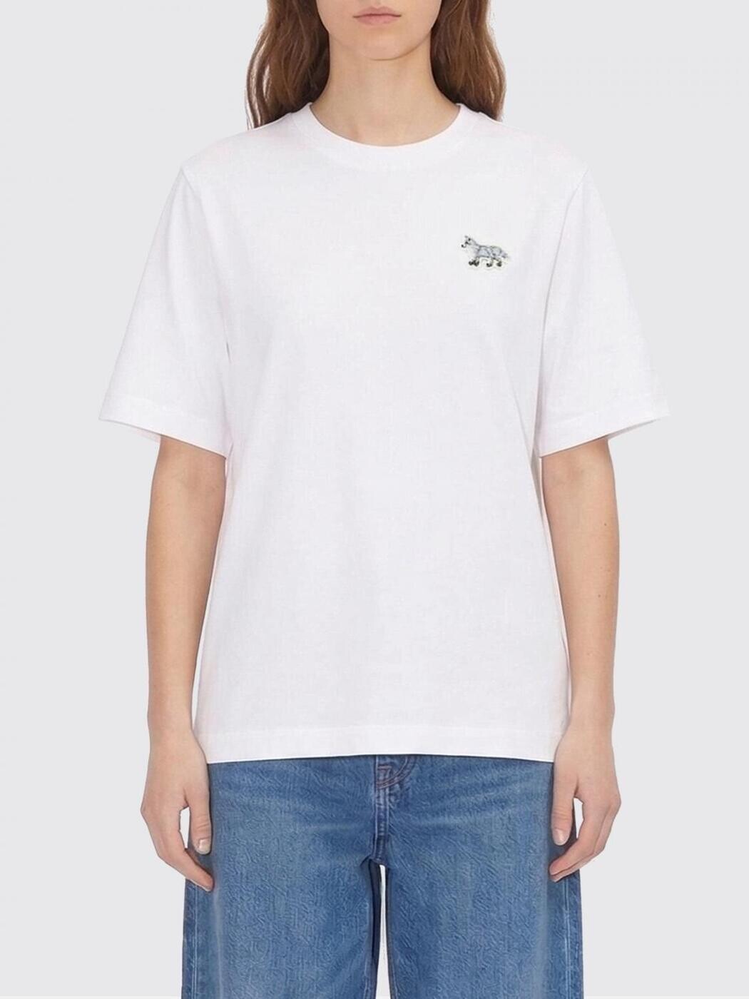メゾン キツネ MAISON KITSUNE ポロシャツ Tシャツ レディース ホワイト T-shirts and polo shirts OW00130KJ0119 関税 送料無料 2026SS gi