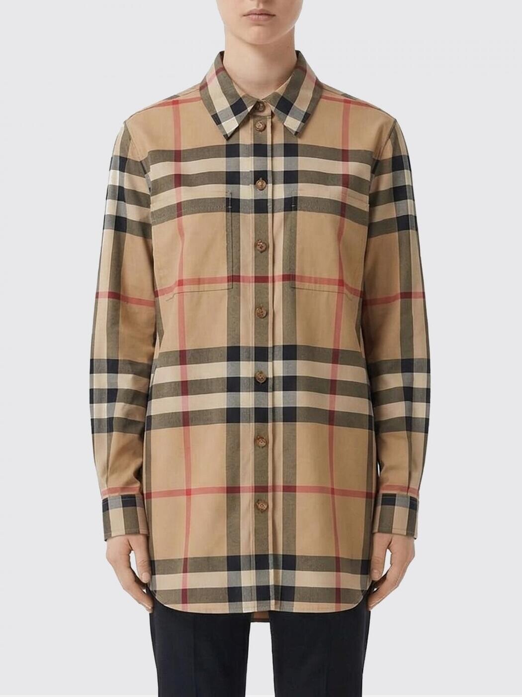 バーバリー BURBERRY シャツ レディース ベージュ Shirts 8071338 ~ 関税 送料無料 2026SS gi