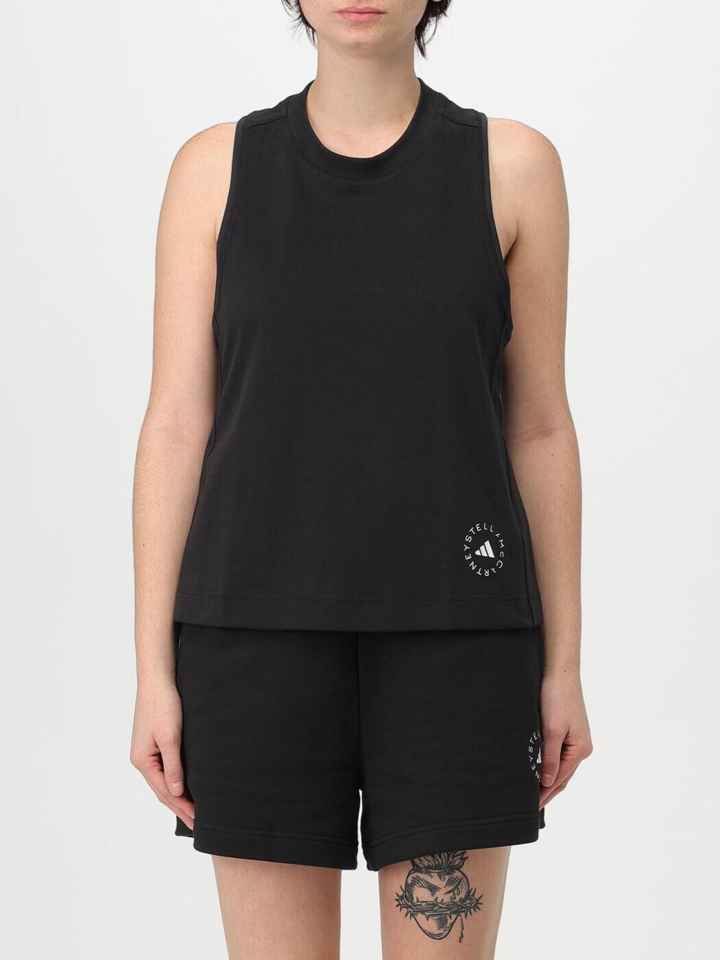 樂天商城 - アディダス バイ ステラ マッカートニー ADIDAS BY STELLA MCCARTNEY Tシャツ トップス レディース ブラック T-shirts and tops IB6857 ~ 関税 送料無料 2024AW gi