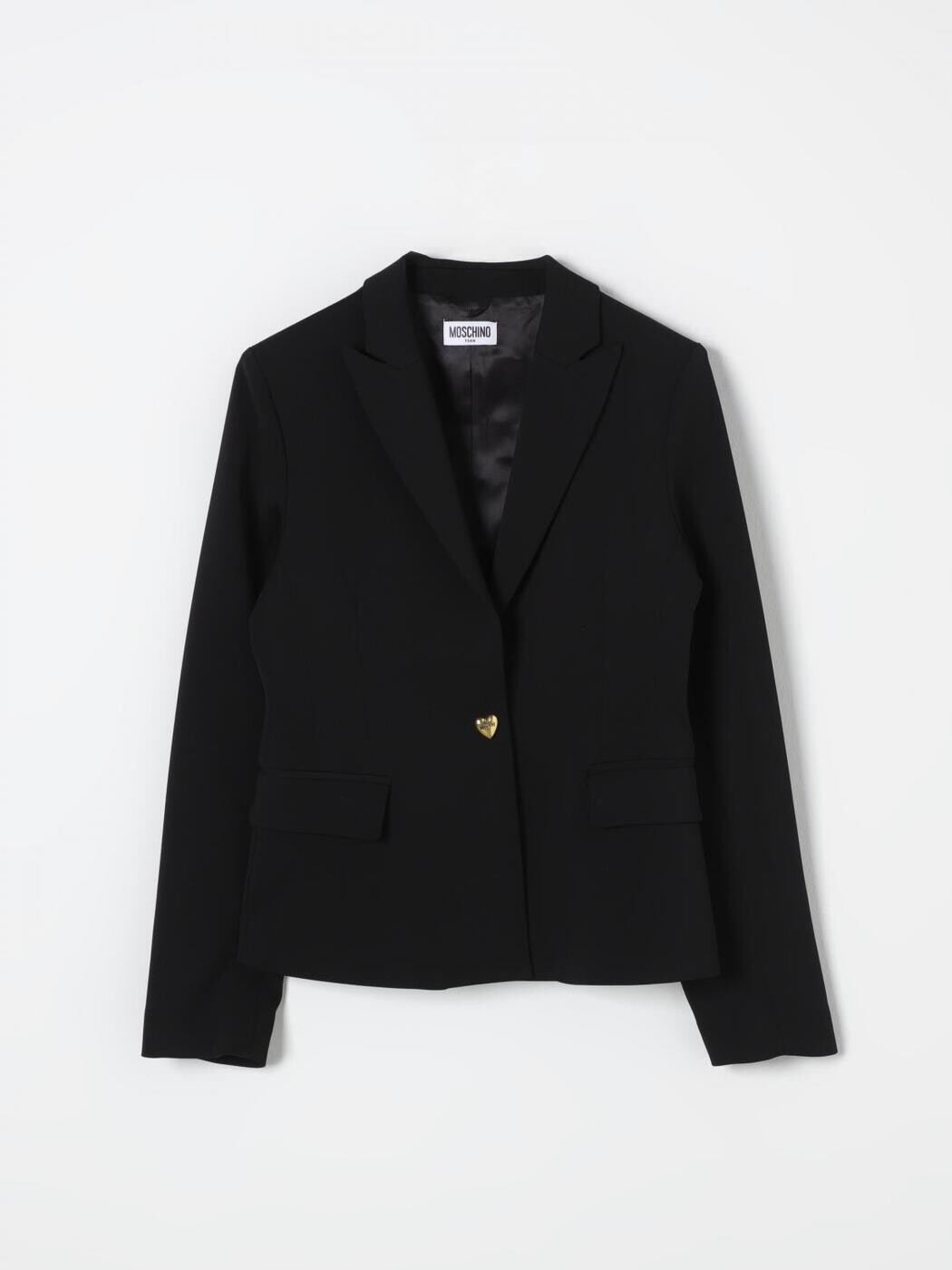 ⥹ MOSCHINO Х㥱å 㥱å 륺 ֥å Biker jackets HDA000L2A02 Black  ̵...