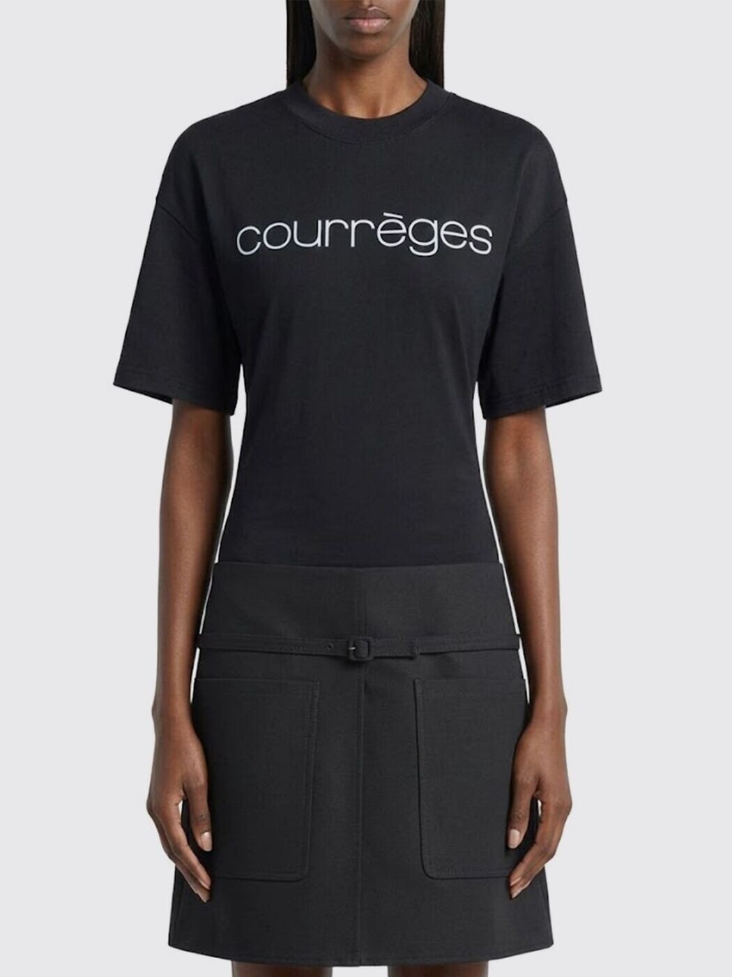 Rakuten - クレージュ COURREGES ポロシャツ Tシャツ レディース ブラック T-shirts and polo shirts 226JTS168JS0233 関税 送料無料 2026SS gi
