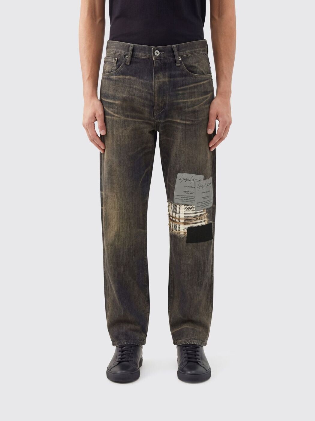 Rakuten - ヨウジ ヤマモト YOHJI YAMAMOTO デニム メンズ ブラック Jeans HKP94065 関税 送料無料 2026SS gi