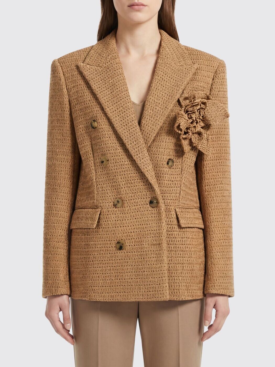 ジウゼッペディモラビト GIUSEPPE DI MORABITO スーツジャケット スーツ ジャケット レディース ベージュ Suit Jackets 06PSJA075F16308 Beige 関税 送料無料 2026SS gi