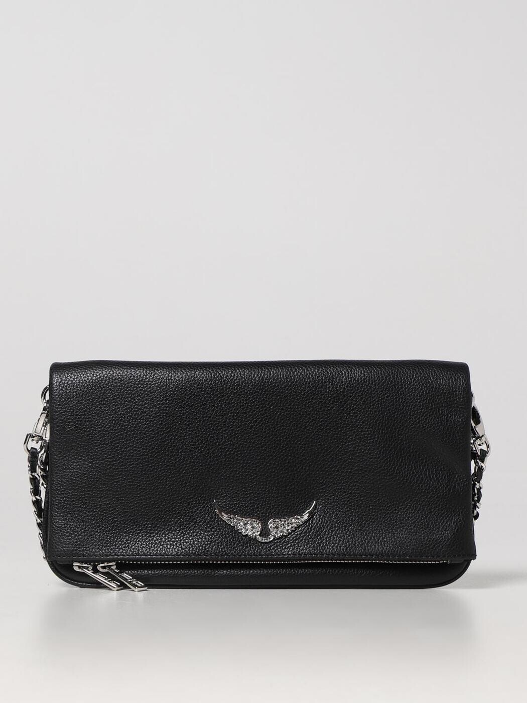 ザディグ エ ヴォルテール ZADIG & VOLTAIRE クラッチバッグ レディース ブラック Clutch and wristlet..