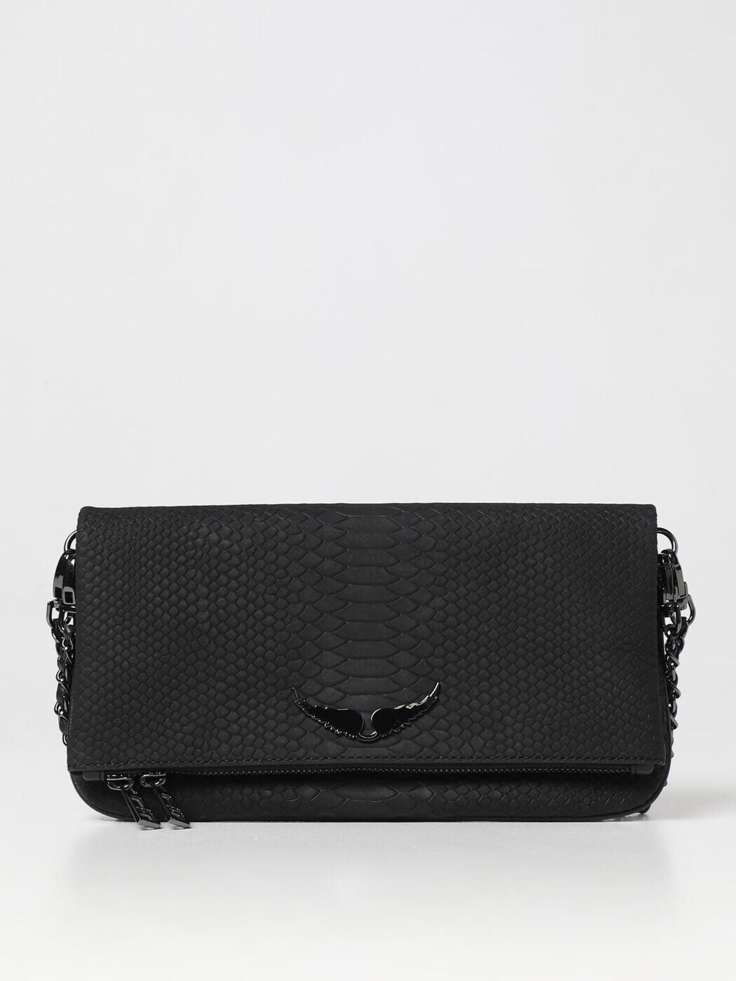 ザディグ エ ヴォルテール ZADIG & VOLTAIRE クラッチバッグ レディース ブラック Clutch and wristlets bags LWBA02223 Black 関税 送料無料 ラッピング無料 2025AW gi