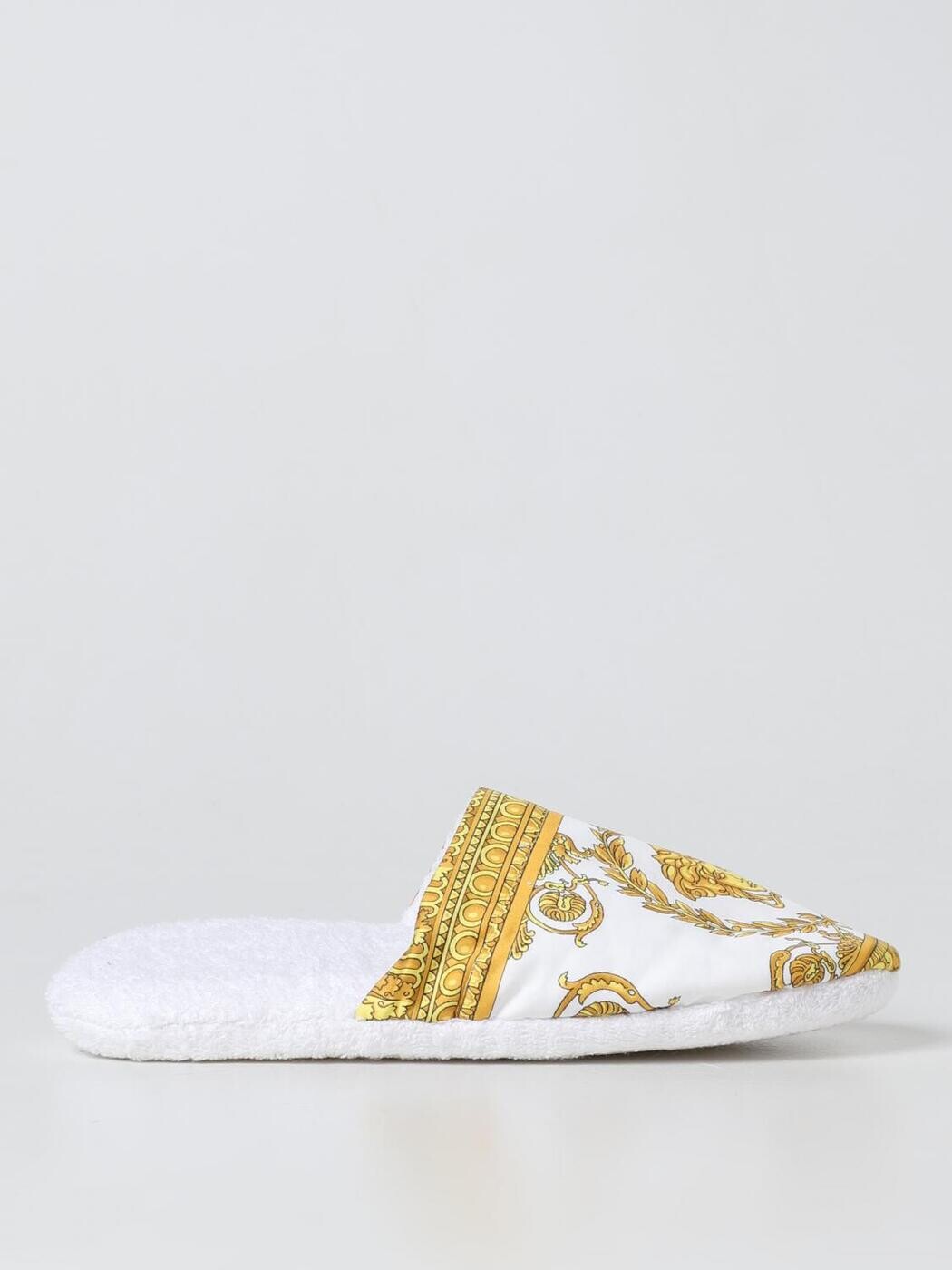 ヴェルサーチ VERSACE フラットシューズ サンダル メンズ ホワイト Flat Shoes ZSLB00002ZCOSP052 White 関税 送料無料 ラッピング無料 2025AW gi