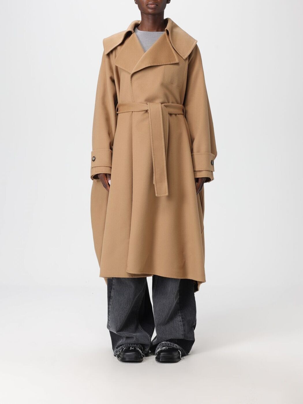  LOEWE ȥ  ǥ ֥饦 Coats and trench coats S540Y01X34 Camel  ̵...