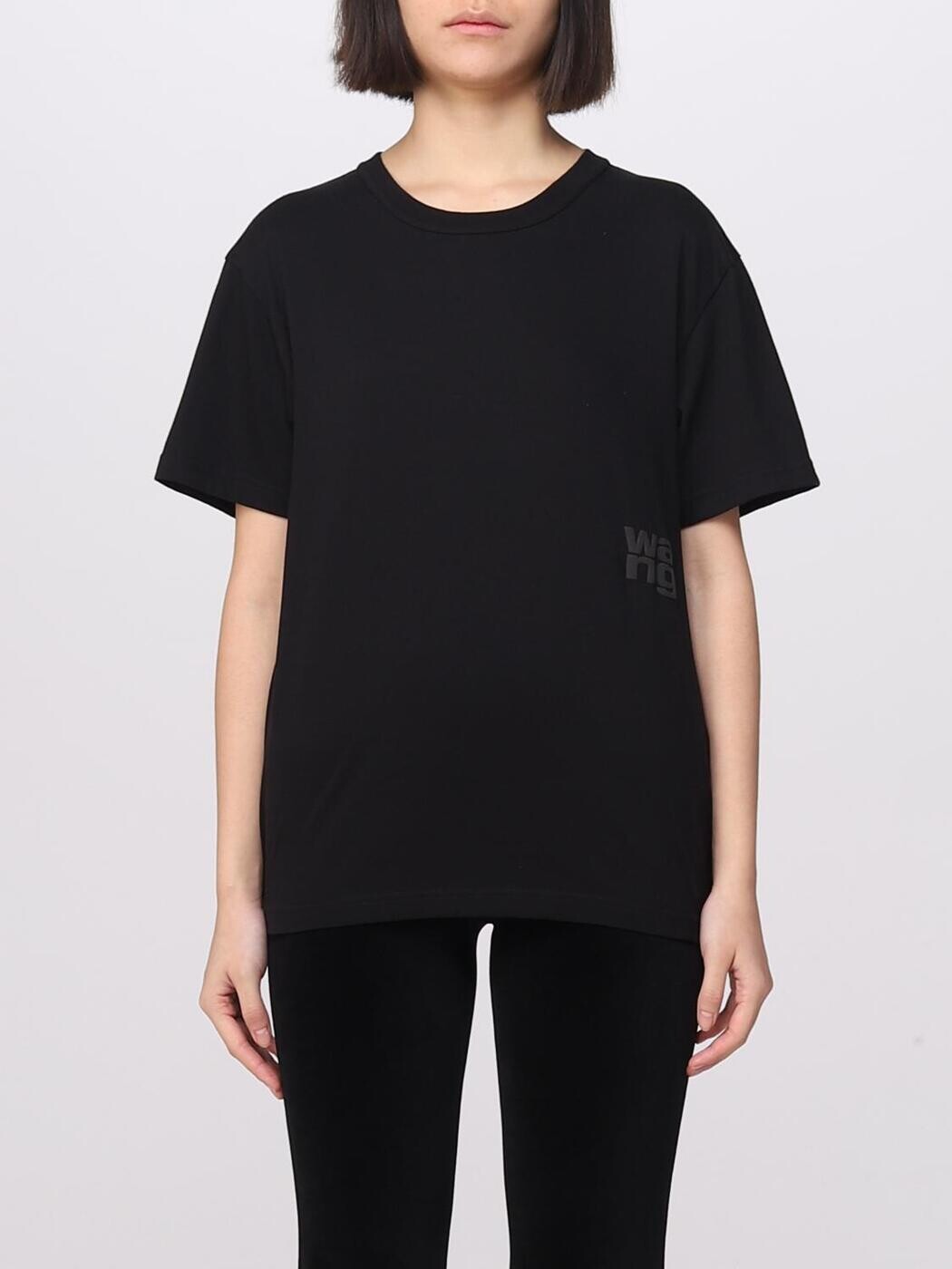 アレキサンダーワン ALEXANDER WANG ポロシャツ Tシャツ レディース ブラック T-shirts and polo shirts 4CC3221357 Black 関税 送料無料 2025AW gi