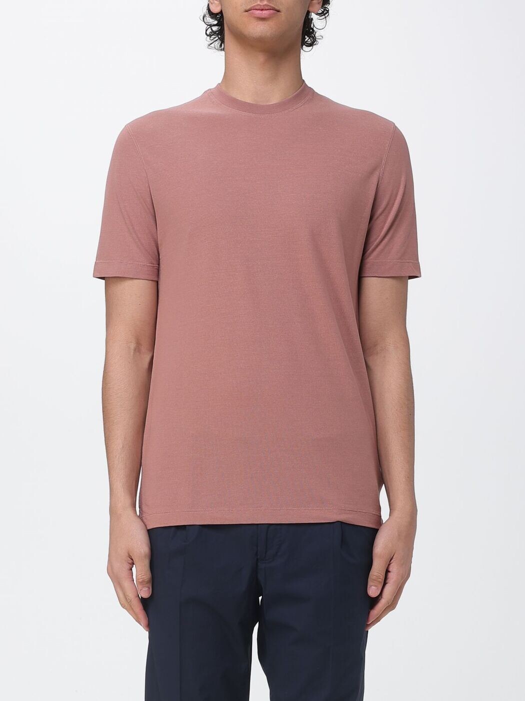 ザノーネ ZANONE Tシャツ メンズ ピンク T-shirts 815214ZG380 関税 送 ...
