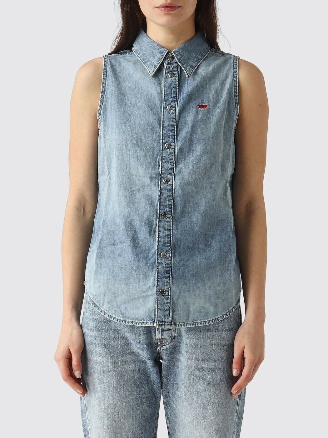 樂天商城 - ディーゼル DIESEL シャツ レディース ブルー Shirts A191300IRAB 関税 送料無料 2026SS gi