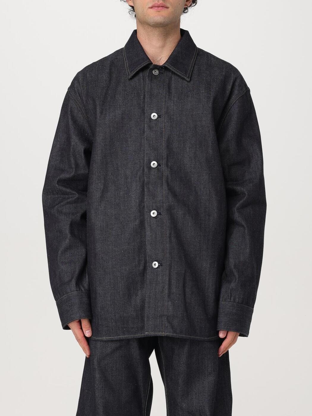 ジル サンダー JIL SANDER シャツ メンズ ブルー Shirts J23DL0101J45041 関税 送料無料 2025AW gi