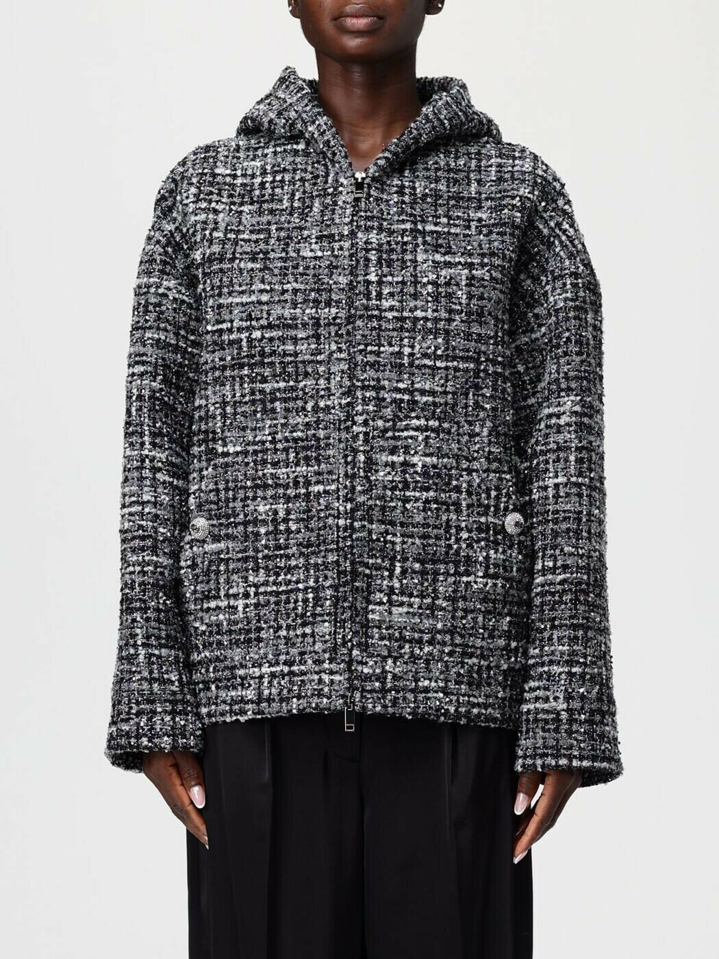 �Х����� VALENTINO �ȥ��������� ������ ��ǥ����� �֥�å� Coats and trench coats 5B3CJ3A38SF ���� ����̵...