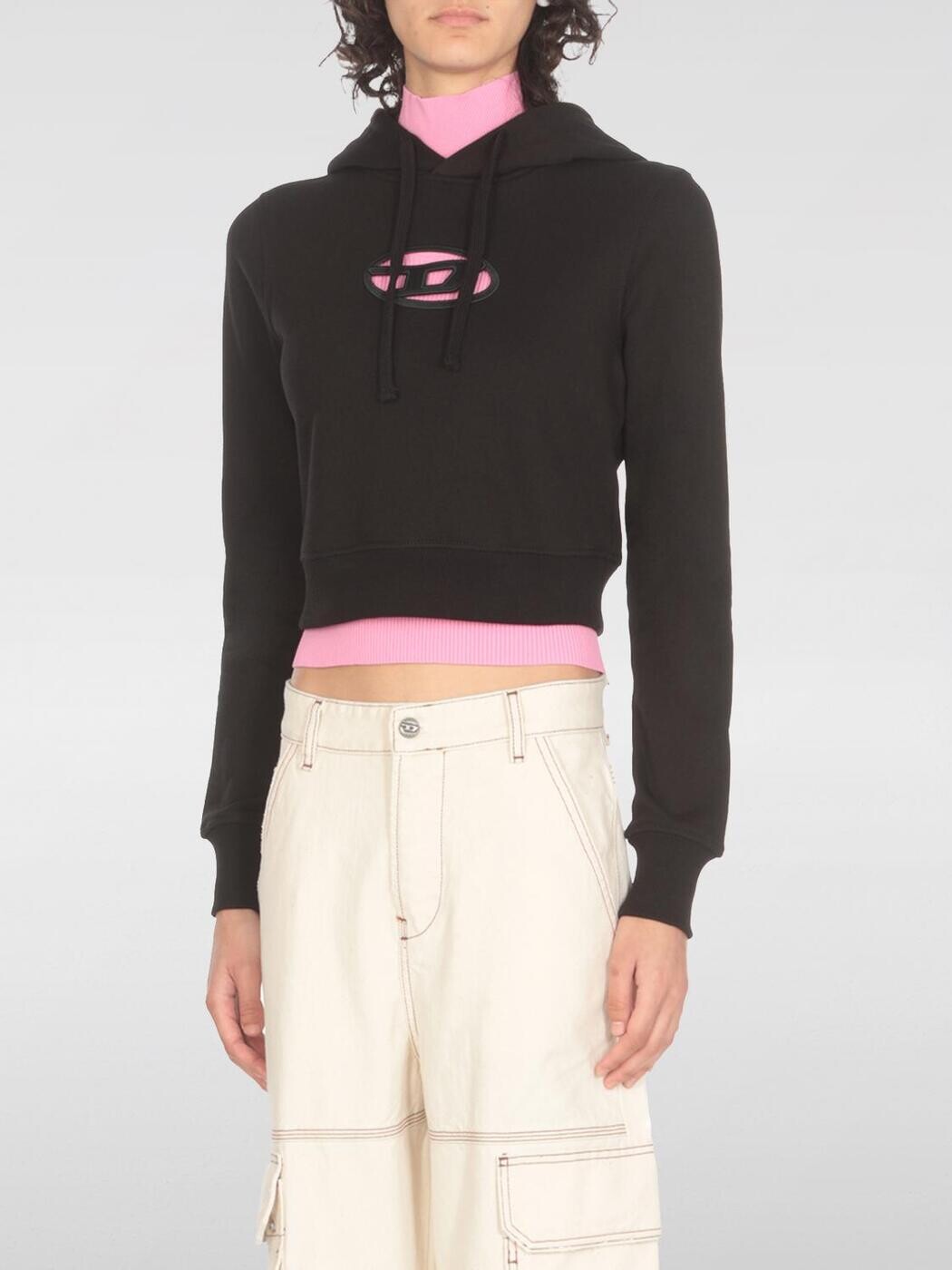 �ǥ������� DIESEL �ȥ졼�ʡ� ��ǥ����� �֥�å� Sweatshirts A157140GRAC ���� ����̵�� ��åԥ�̵�� 2025AW gi