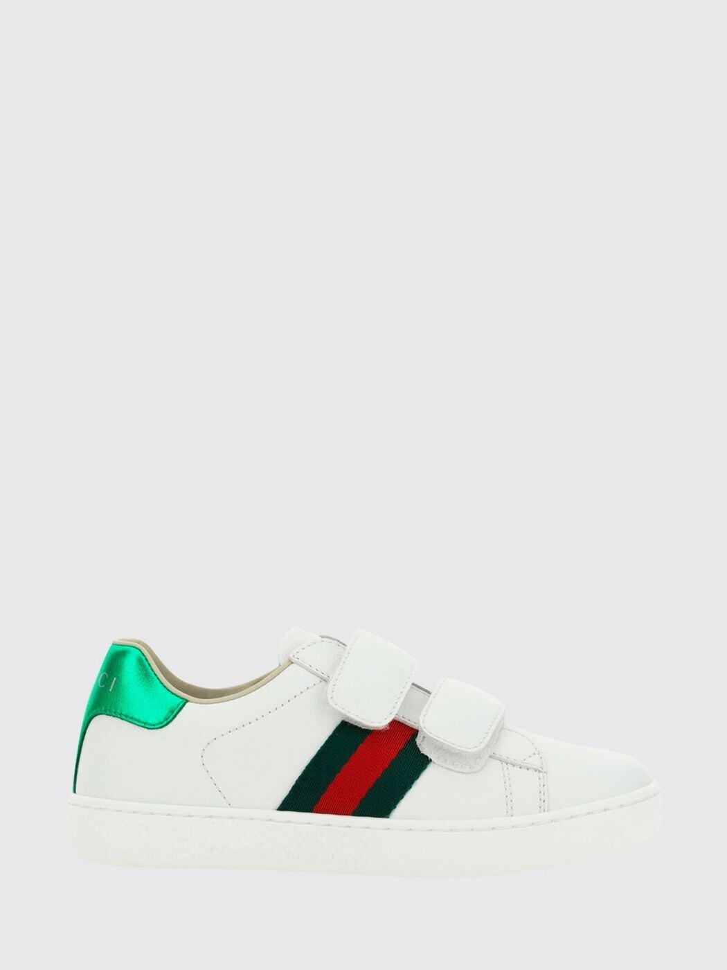 グッチ GUCCI フラットスニーカー スニーカー ボーイズ ホワイト Flat sneakers 455448CPWP0 関税 送料..