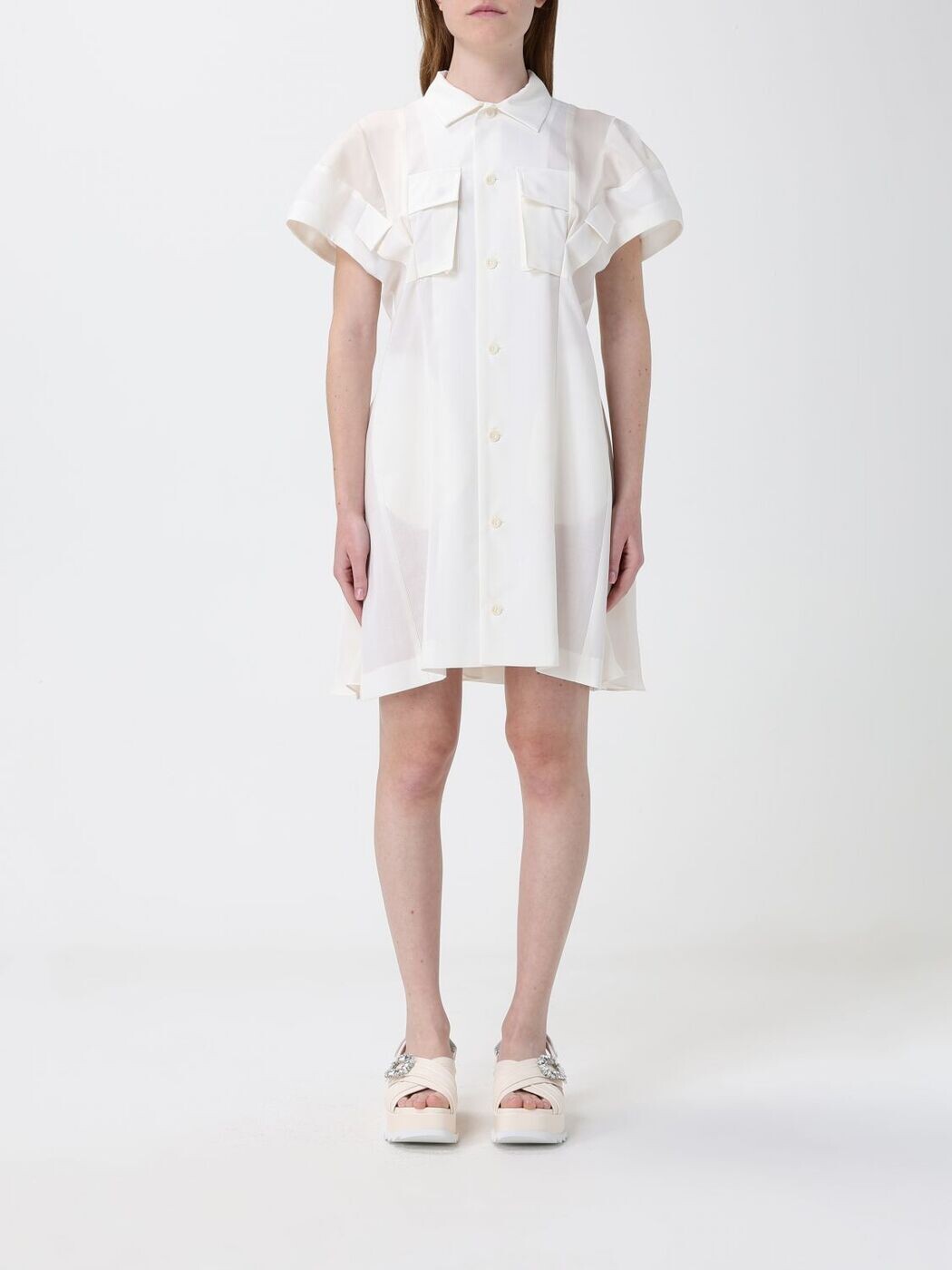 サカイ SACAI ワンピース ドレス レディース ホワイト Dresses 2608427 関税 送料無料 2026SS gi