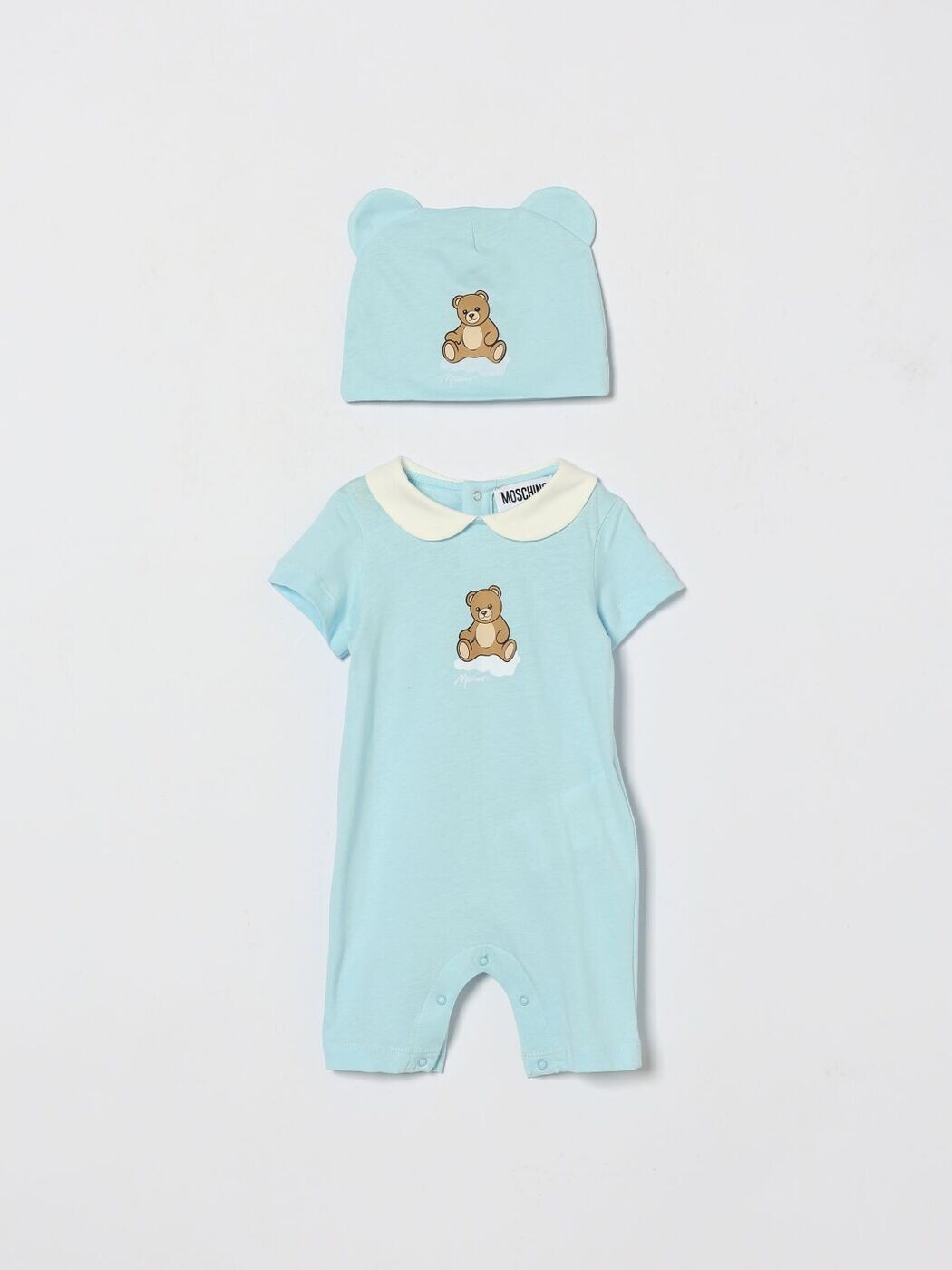 モスキーノ MOSCHINO トラックスーツ　セットアップ ベビーウェア ベビーユニセックス Tracksuits MUY093LAA03 Gnawed Blue 関税 送料無料 2026SS gi