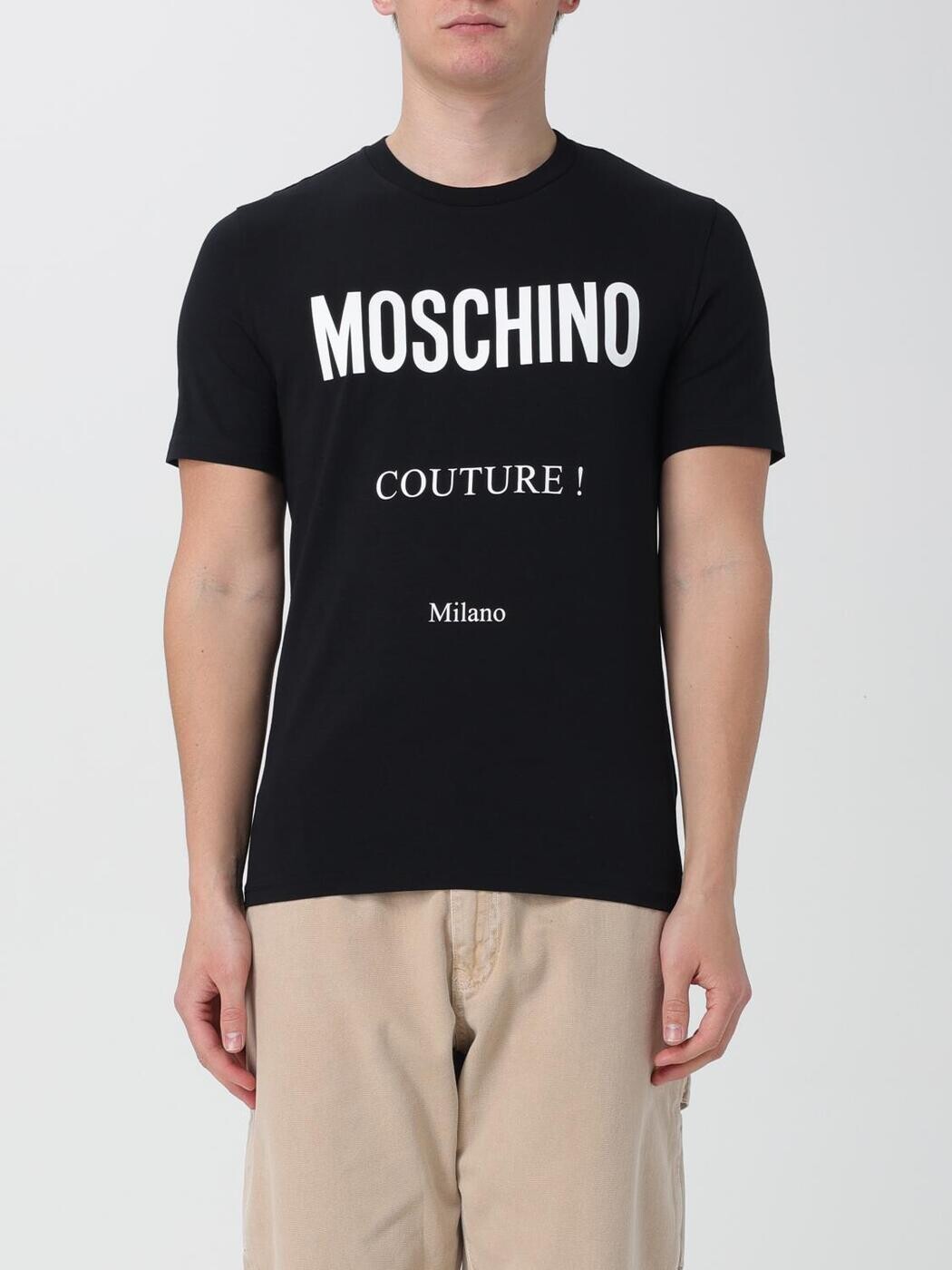 �⥹������ MOSCHINO T����� ��� �֥�å� T-shirts 07085239 ���� ����̵�� ��åԥ�̵�� 2025AW gi