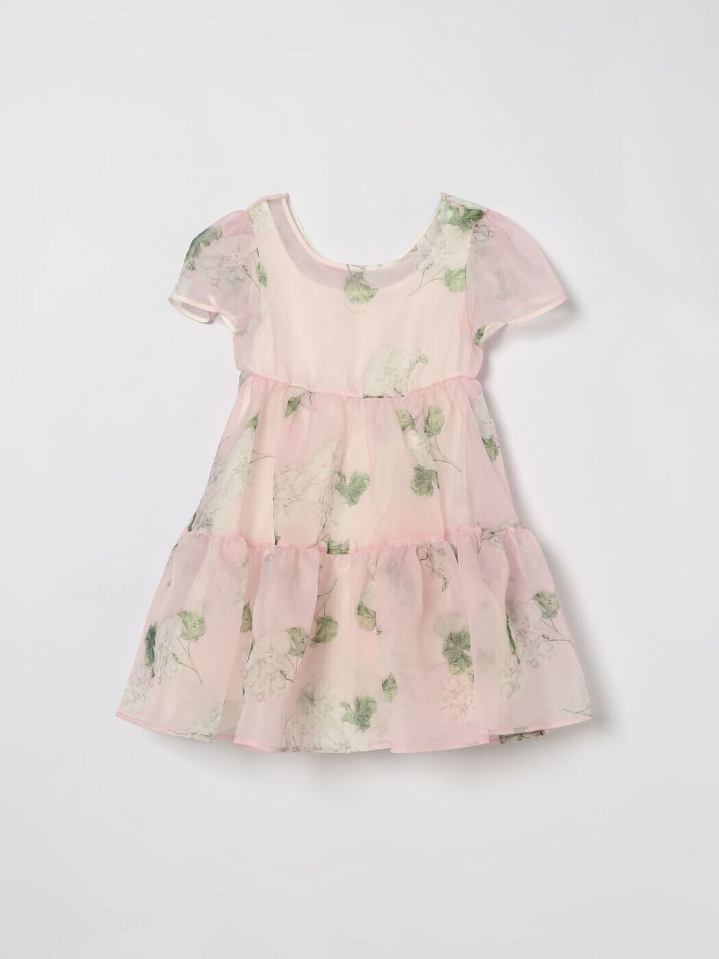 モナリザ MONNALISA ロングドレス ドレス ガールズ ピンク Long dresses 71G9137652 Pink 関税 送料無料 2026SS gi