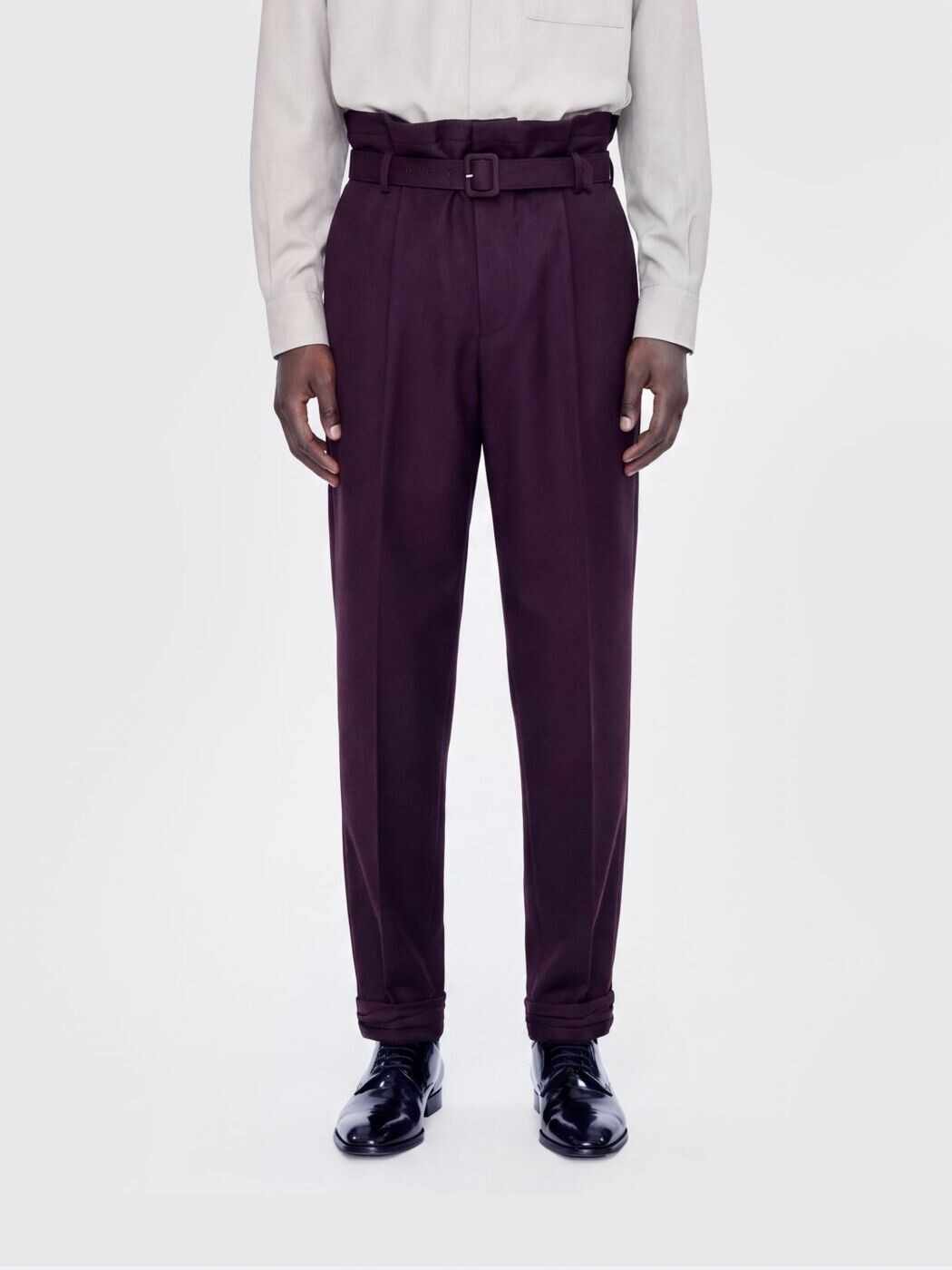 イヴ サンローラン SAINT LAURENT PARIS ズボン パンツ メンズ パープル Trousers 857058Y1N02 関税 送料無料 2026SS gi