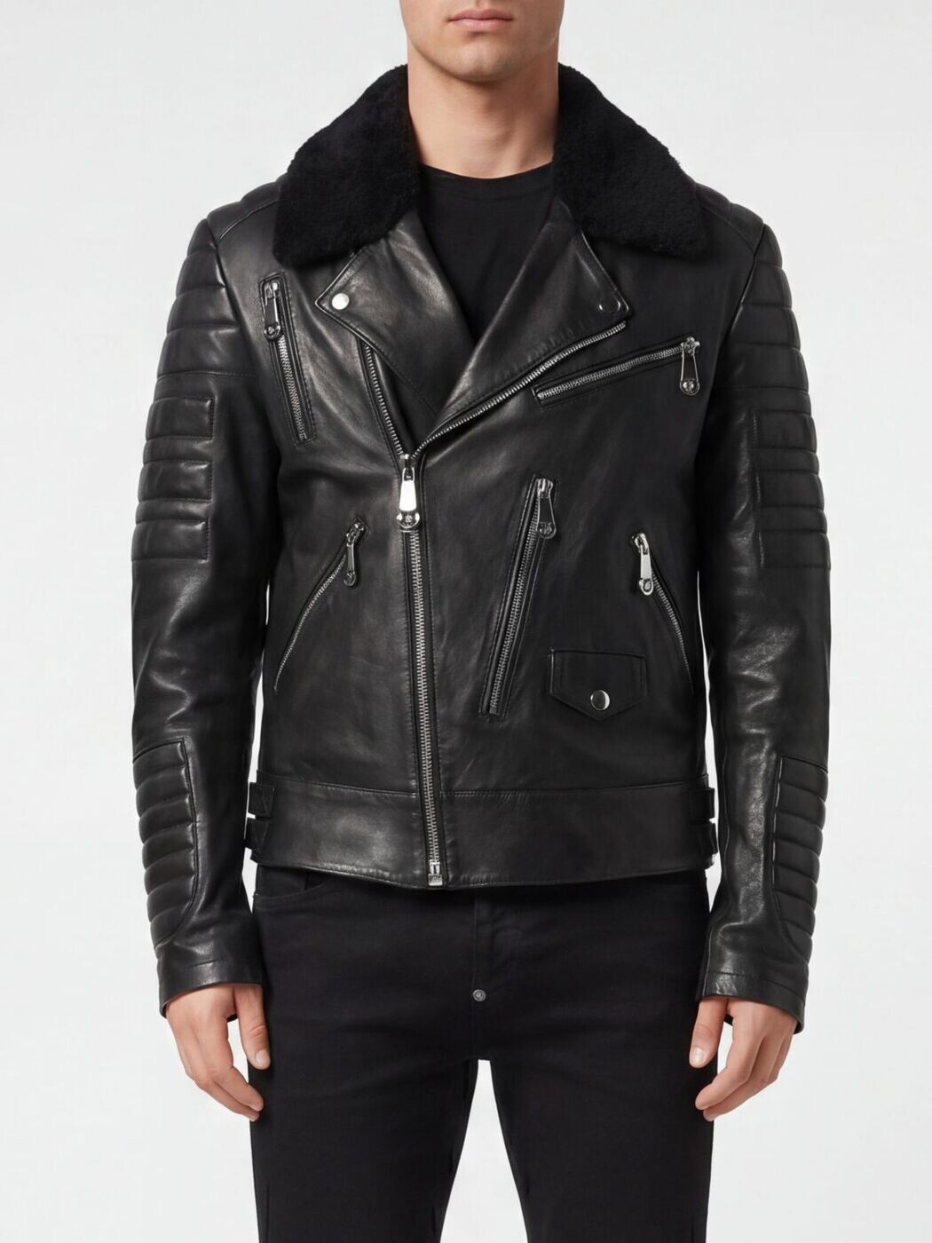 フィリップ プレイン PHILIPP PLEIN ジャケット メンズ ブラック Jackets FAECMLB1981PLE010N 関税 送料無料 2026SS gi