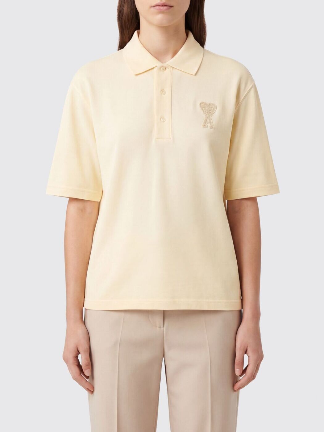 アミ パリス AMI PARIS ポロシャツ レディース ベージュ Polo UPL428DJE0221 Beige 関税 送料無料 2026SS gi
