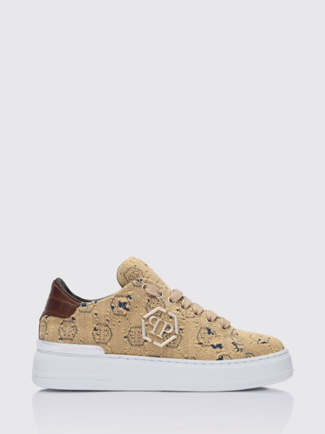 Rakuten - フィリップ プレイン PHILIPP PLEIN スニーカー メンズ ブラウン Sneakers SAFSUSC0917PTE021N 関税 送料無料 2026SS gi