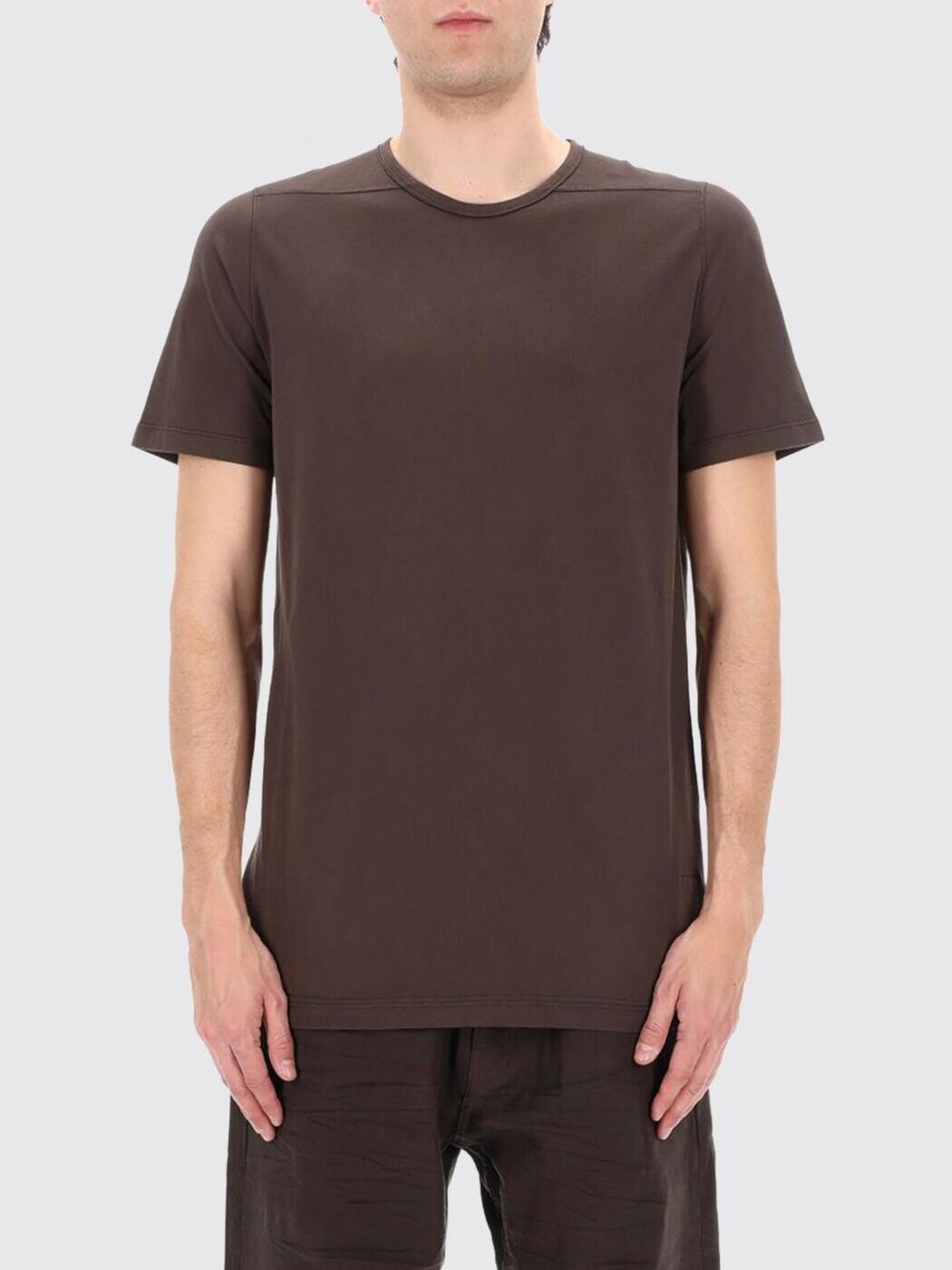 Rakuten - リック・オウエンス・ダークシャドウ RICK OWENS DRKSHDW Tシャツ メンズ ブラウン T-shirts DU01F4250RNP 関税 送料無料 2026SS gi