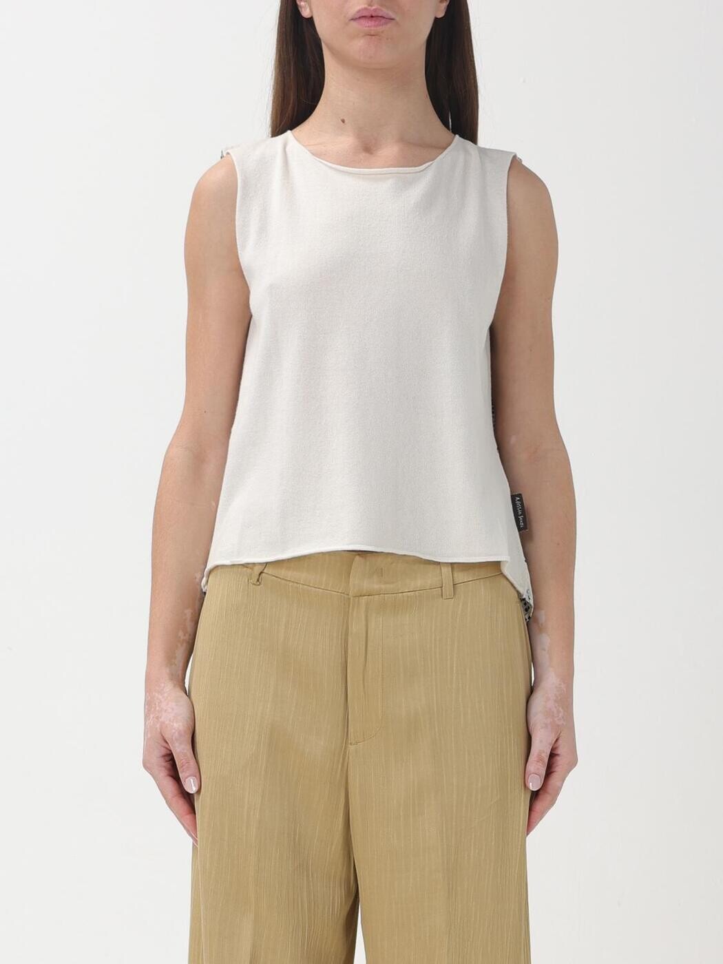 アレッシアサンティ ALESSIA SANTI Tシャツ トップス レディース T-shirts and tops 411SD53028 Butter 関税 送料無料 2024SS gi