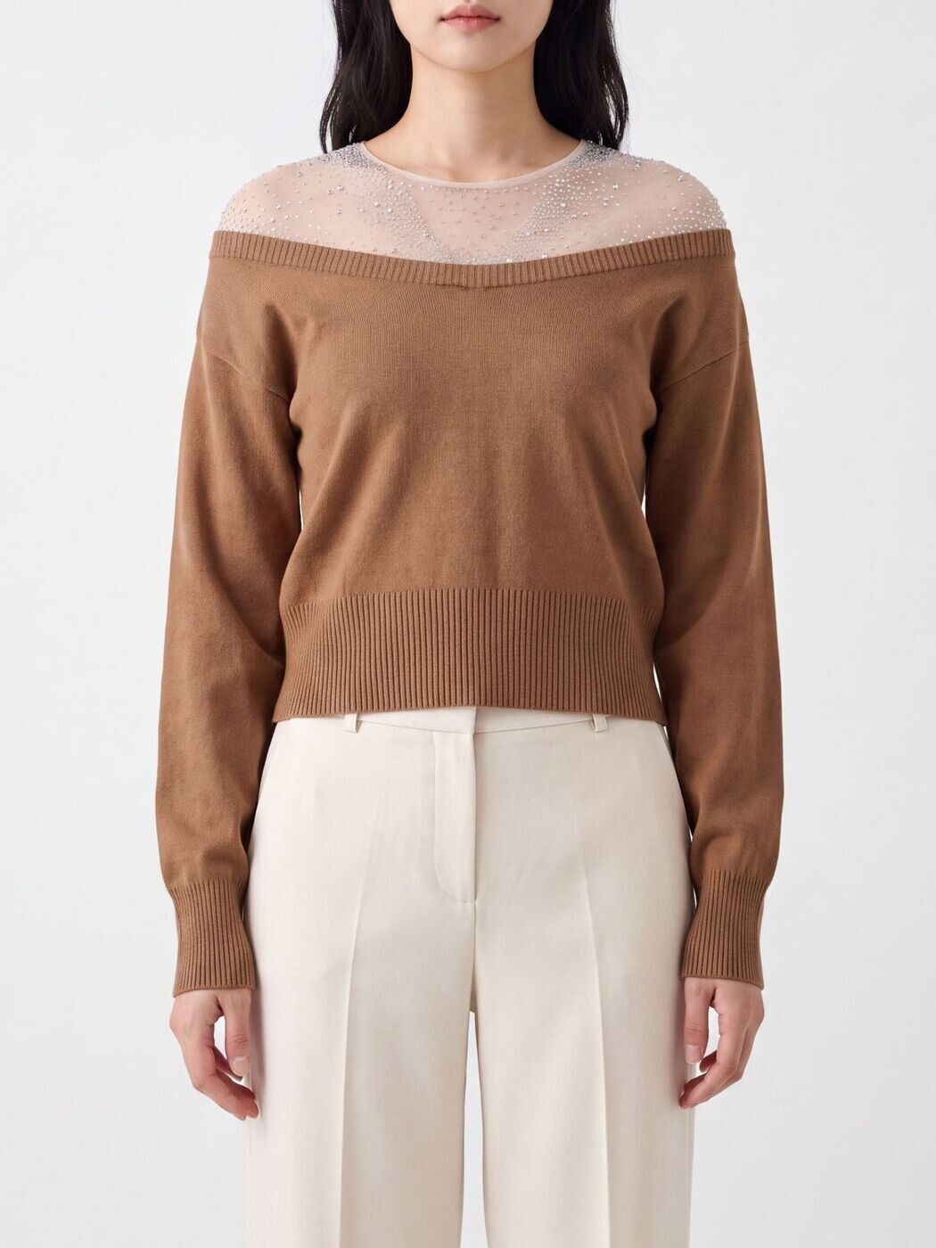 ジウゼッペディモラビト GIUSEPPE DI MORABITO セーター ニットウェア レディース ブラウン Knitwear 06PSKNT377XC16402 Brown 関税 送料無料 2026SS gi