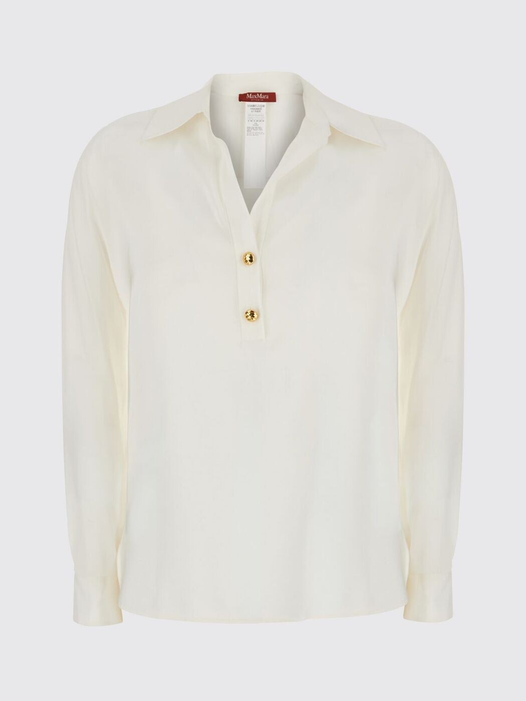マックスマーラ ステュディオ MAX MARA STUDIO ポロシャツ レディース ホワイト Polo 2626116061600 White 関税 送料無料 2026AW gi