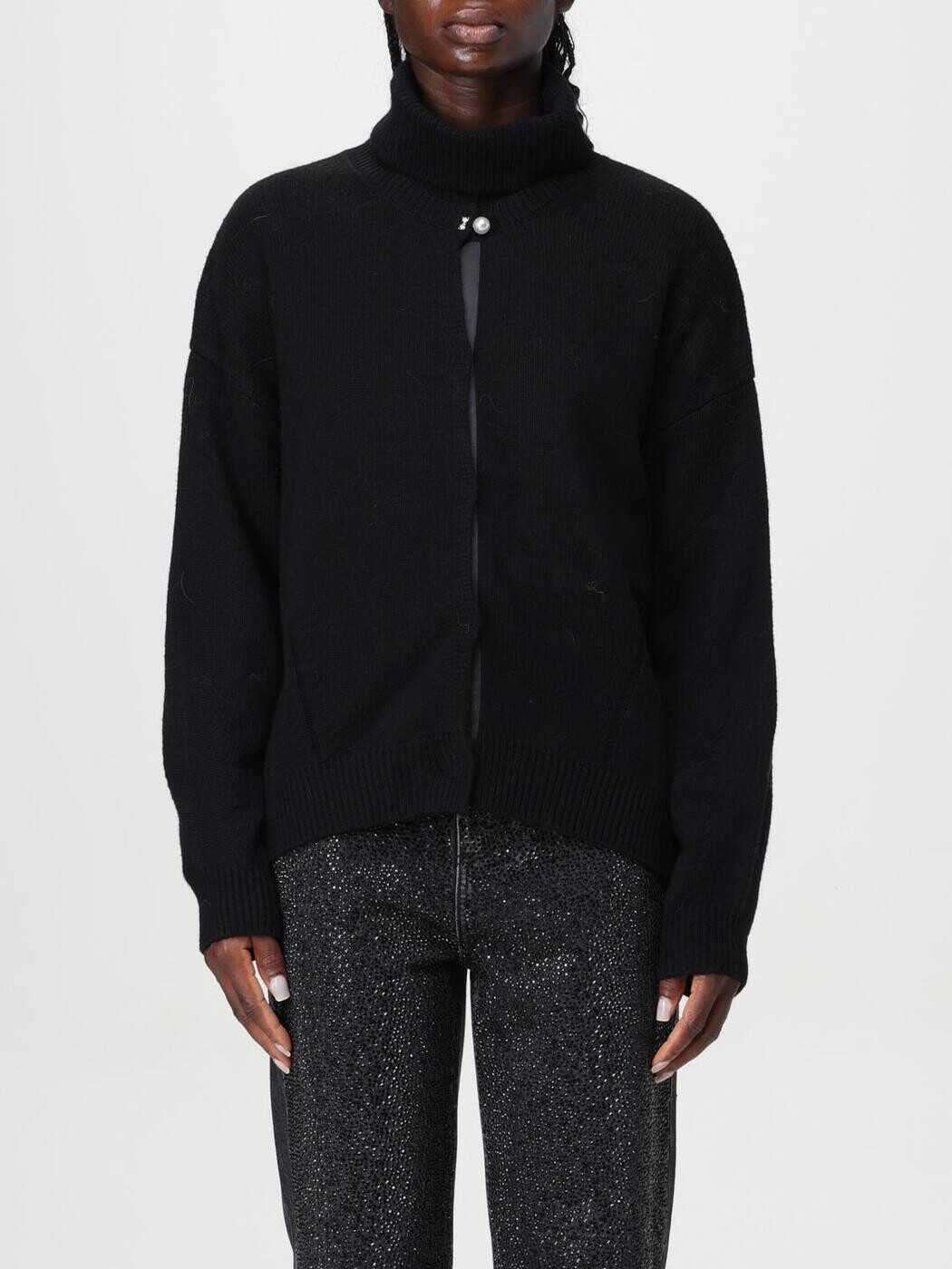 Rakuten - リュー ジョー LIU JO セーター ニットウェア レディース ブラック Knitwear CF4035MA86O 関税 送料無料 2024AW gi