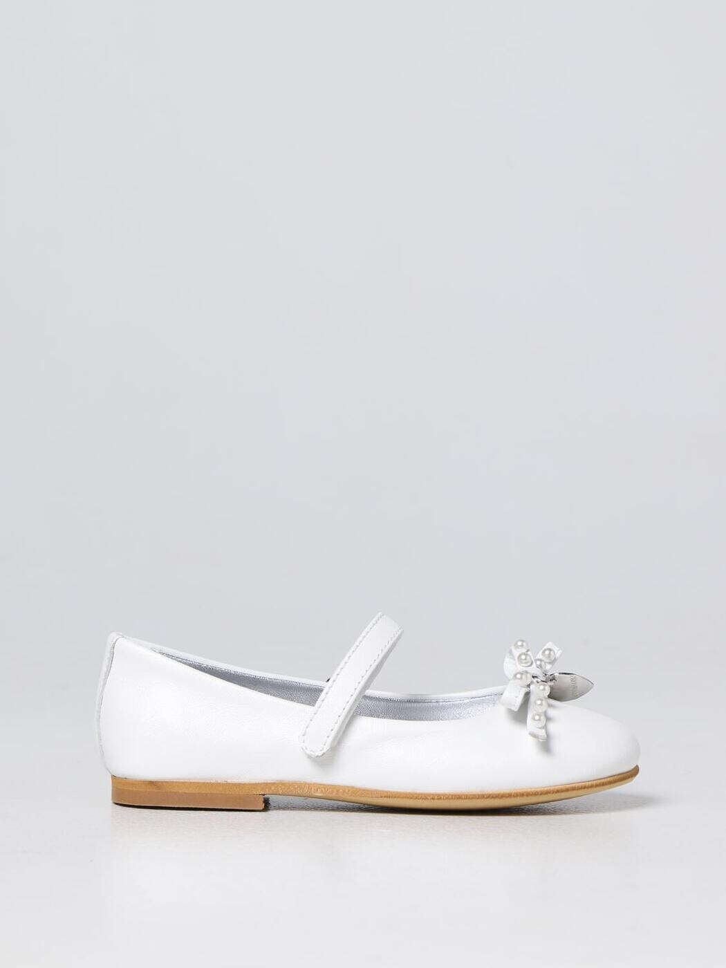 モナリザ MONNALISA バレエシューズ シューズ ガールズ Ballet flats 87A0061710 Yellow Cream 関税 送料無料 ラッピング無料 2023SS gi