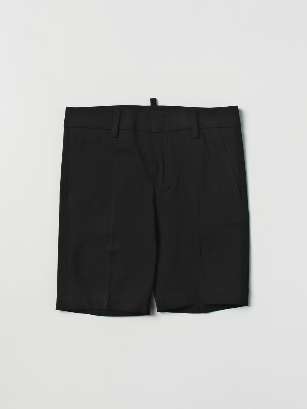 ディースクエアード DSQUARED2 ショートパンツ　パンツ ショーツ ガールズ ブラック Shorts DQ1483D0A3..