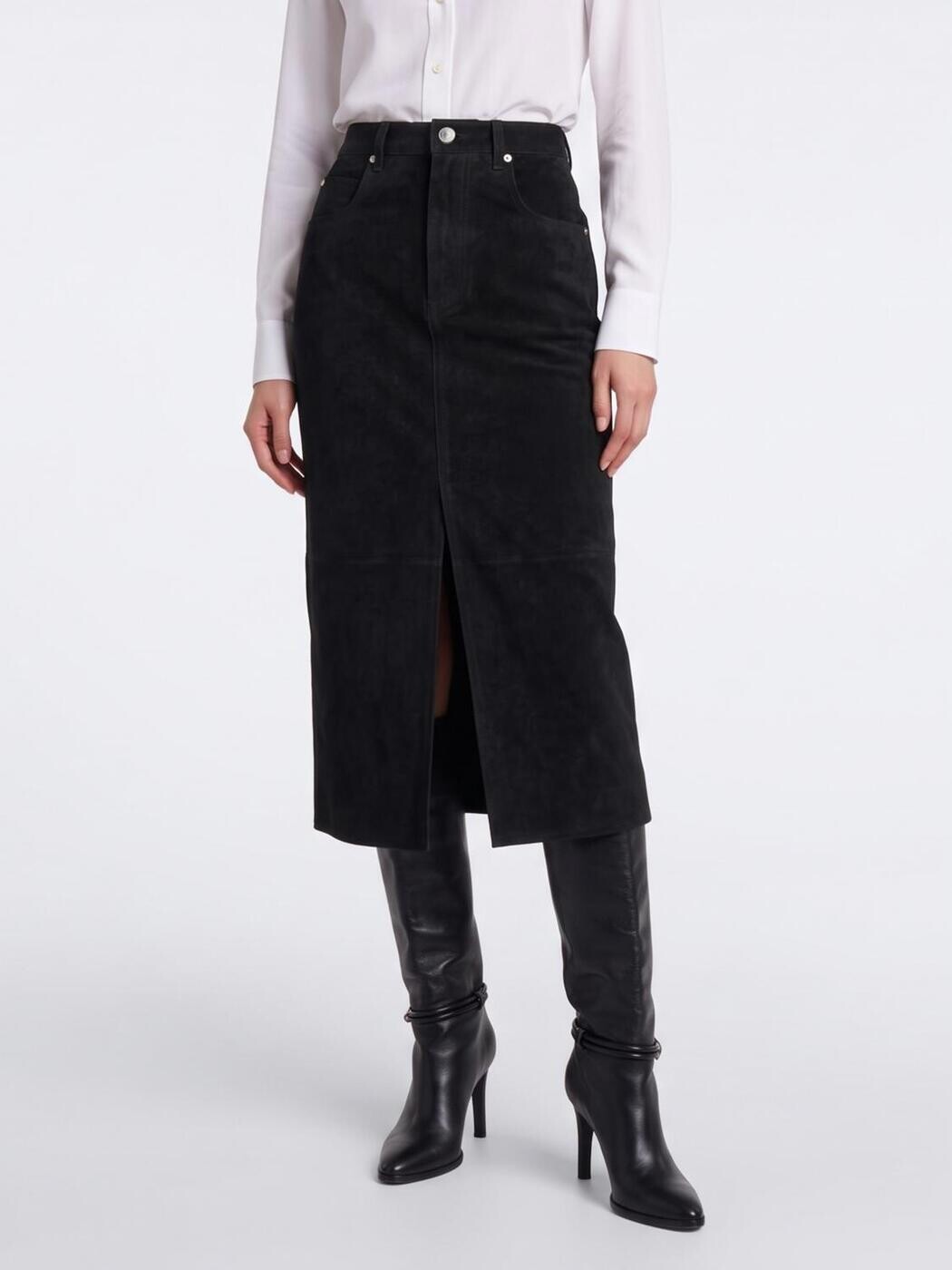 イザベル マラン エトワール ISABEL MARANT ETOILE スカート レディース ブラック Skirts JU0524FAD3B01E Black 関税 送料無料 2026AW gi