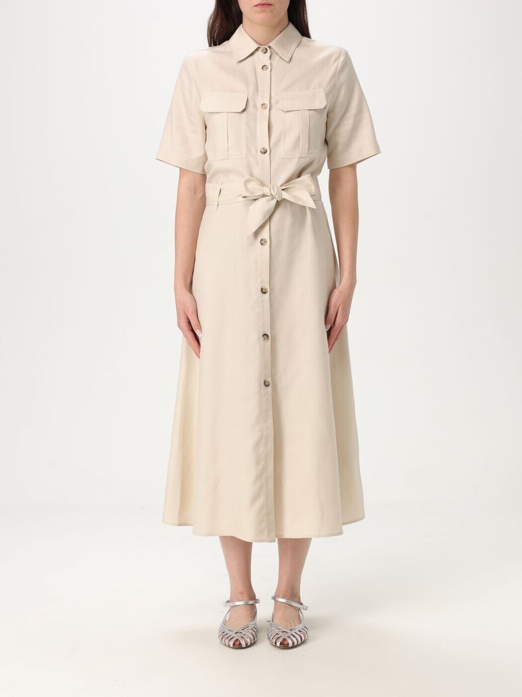 ウールリッチ WOOLRICH ワンピース ドレス レディース ベージュ Dresses CFWWDR0190FRUT3945 Beige 関税 送料無料 2025SS gi