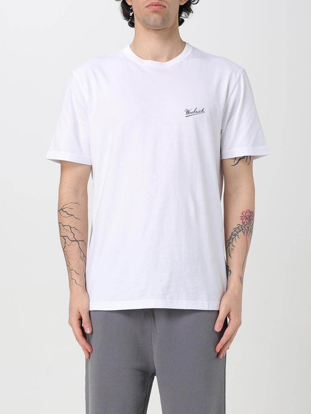 Rakuten - ウールリッチ WOOLRICH Tシャツ メンズ ホワイト T-shirts CFWOTE0144MRUT2926 関税 送料無料 2025AW gi