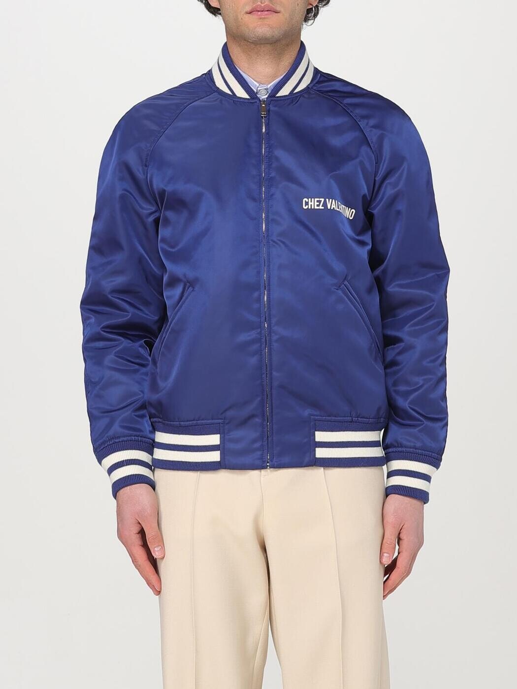 バレンチノ VALENTINO ジャケット メンズ ブルー Jackets 6V3CIM225CM  ...